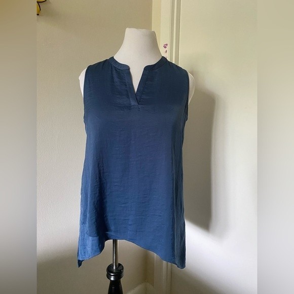 Chico's Tops - CHICO’S V Neck Women’s Tanks Top Shirt Size M Blue Color